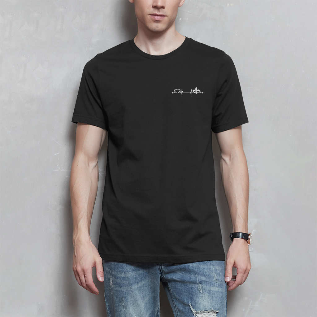 Herren T-Shirt – Srce Bosne | Links Brust