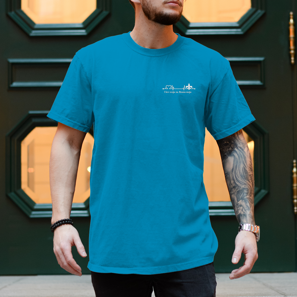 Herren T-Shirt – Za Bosnu Moju | Links Brust