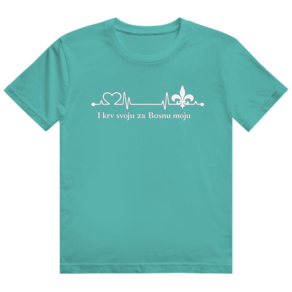Men's Heavy Cotton T-Shirt – For My Bosnia | Frontprint