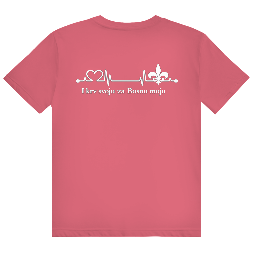 Men's Heavy Cotton T-Shirt - For My Bosnia | Back Print