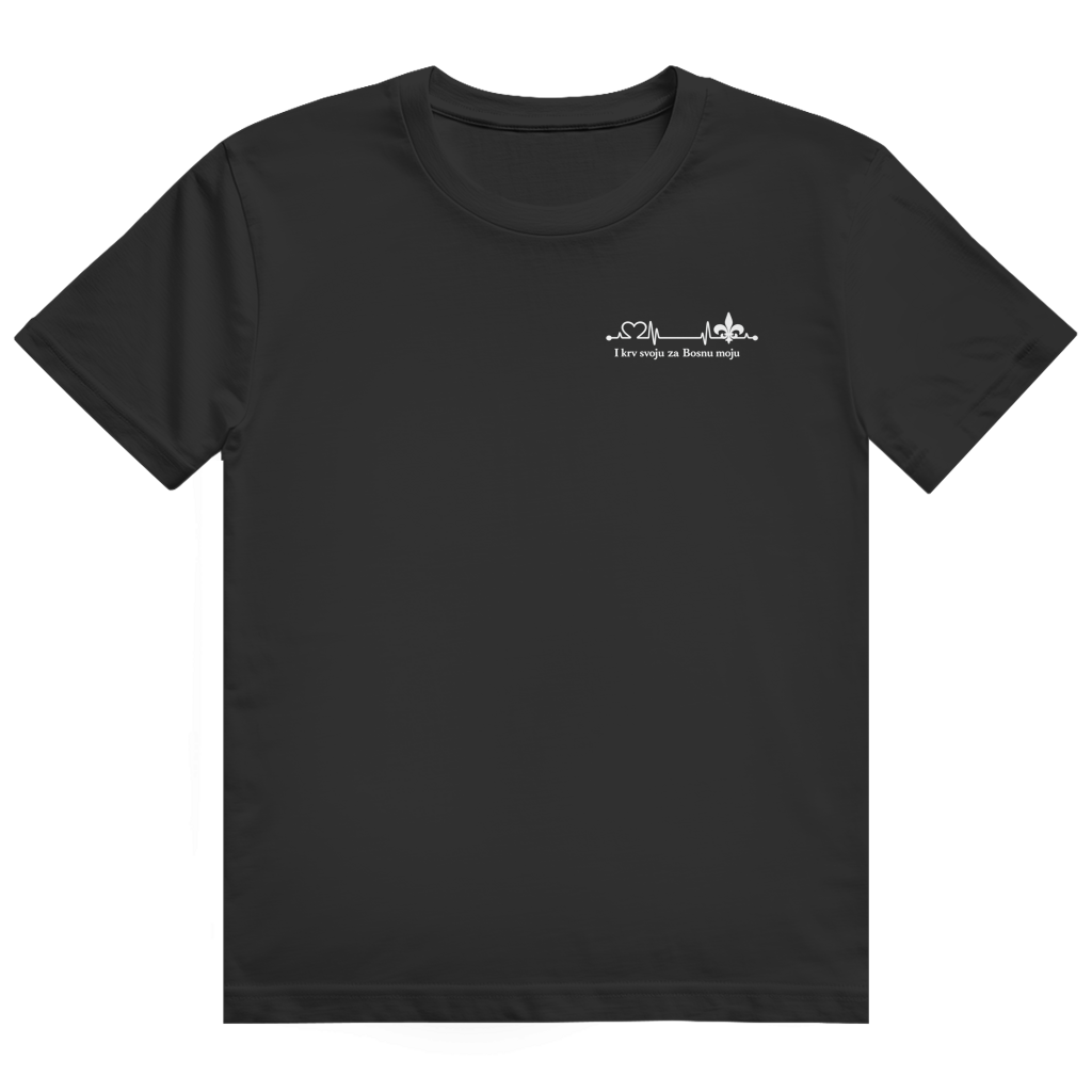 Men's Heavy Cotton T-Shirt – Za Bosnu Moju | Left Chest