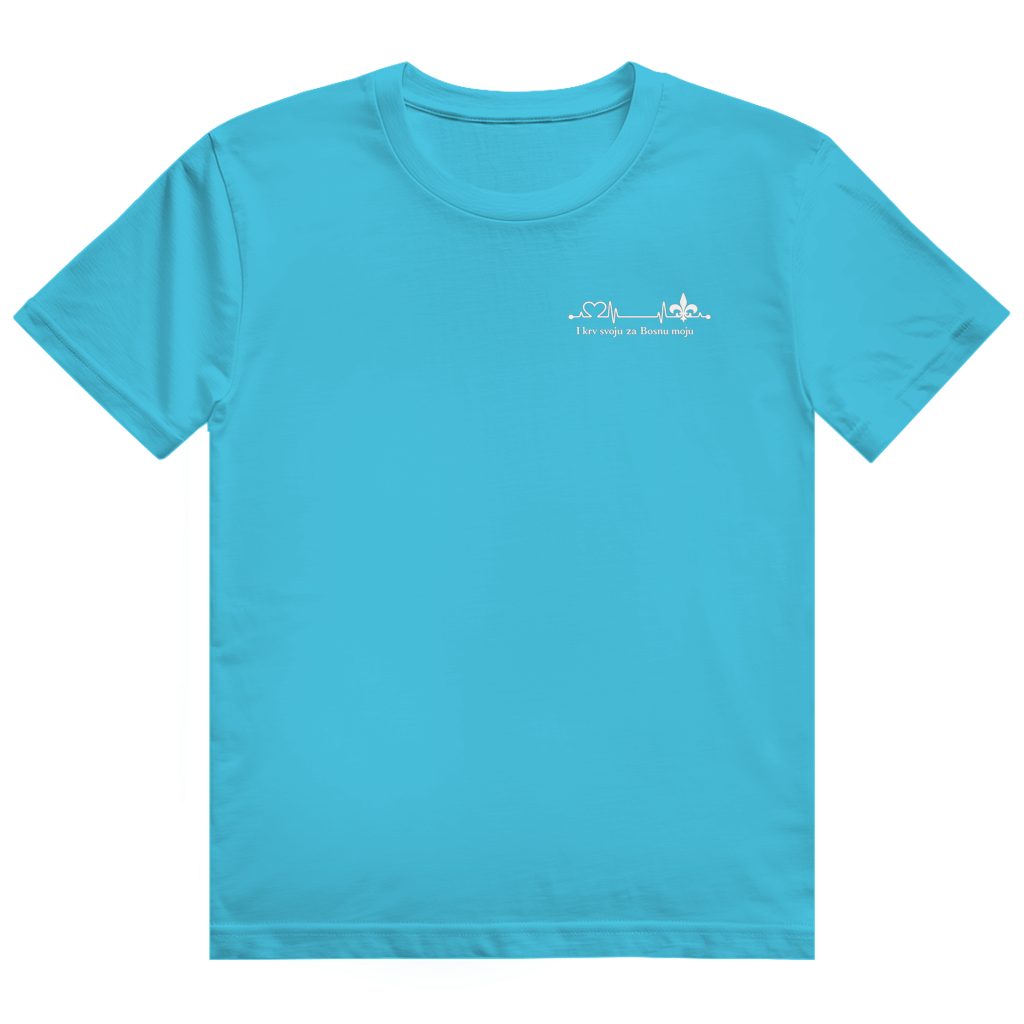 Men's Heavy Cotton T-Shirt – Za Bosnu Moju | Left Chest