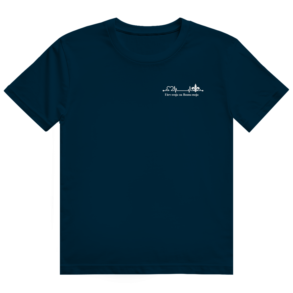 Men's Heavy Cotton T-Shirt – Za Bosnu Moju | Left Chest