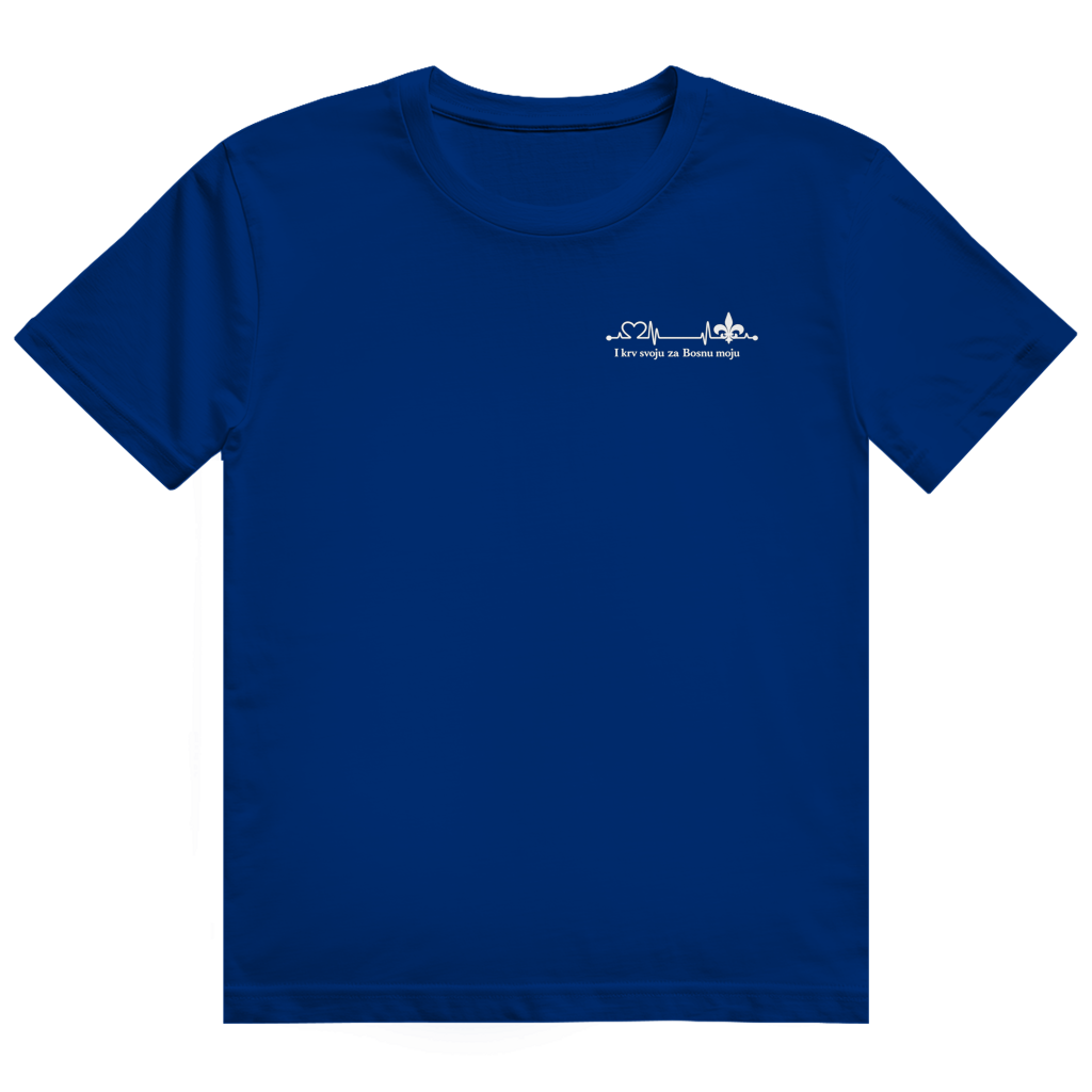 Men's Heavy Cotton T-Shirt – Za Bosnu Moju | Left Chest