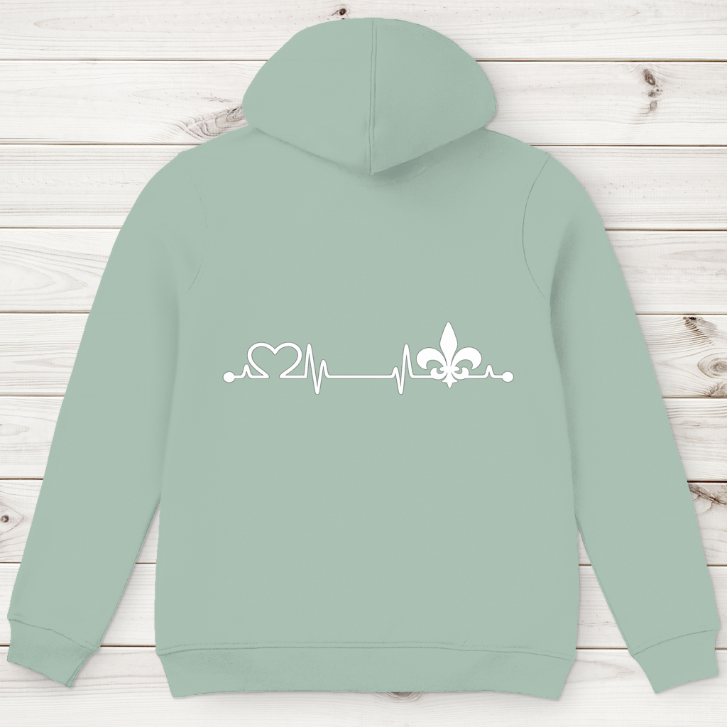 Men's Premium Organic Hoodie – Srce Bosne | Back Print