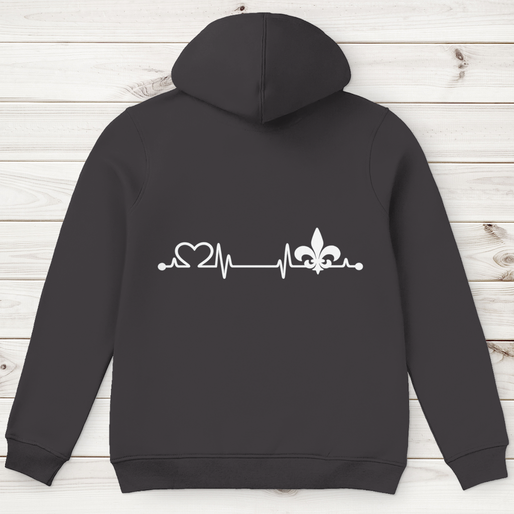 Men's Premium Organic Hoodie – Srce Bosne | Back Print