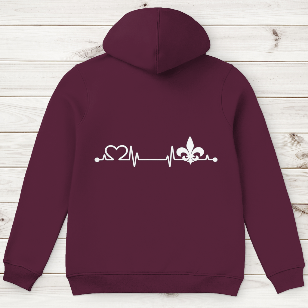 Men's Premium Organic Hoodie – Srce Bosne | Back Print