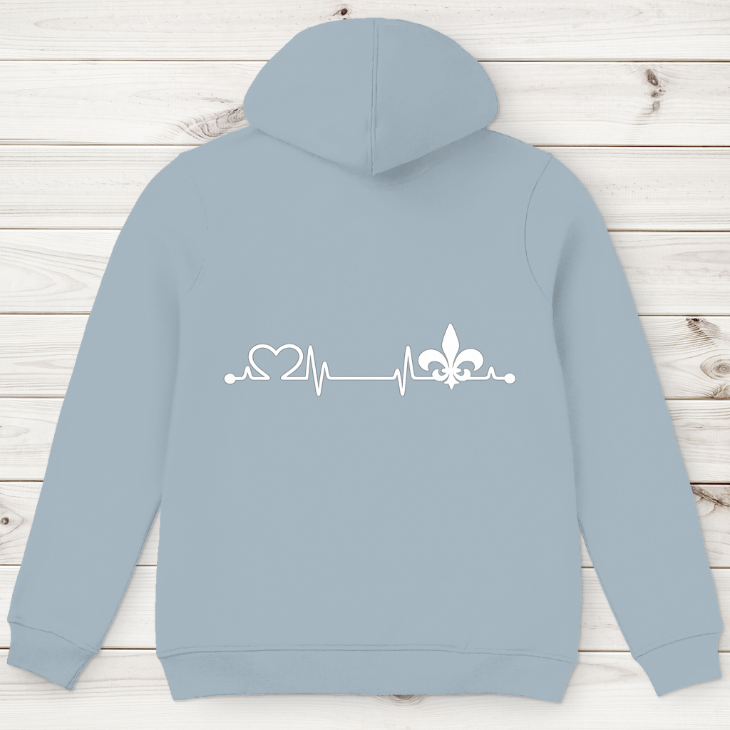Men's Premium Organic Hoodie – Srce Bosne | Back Print