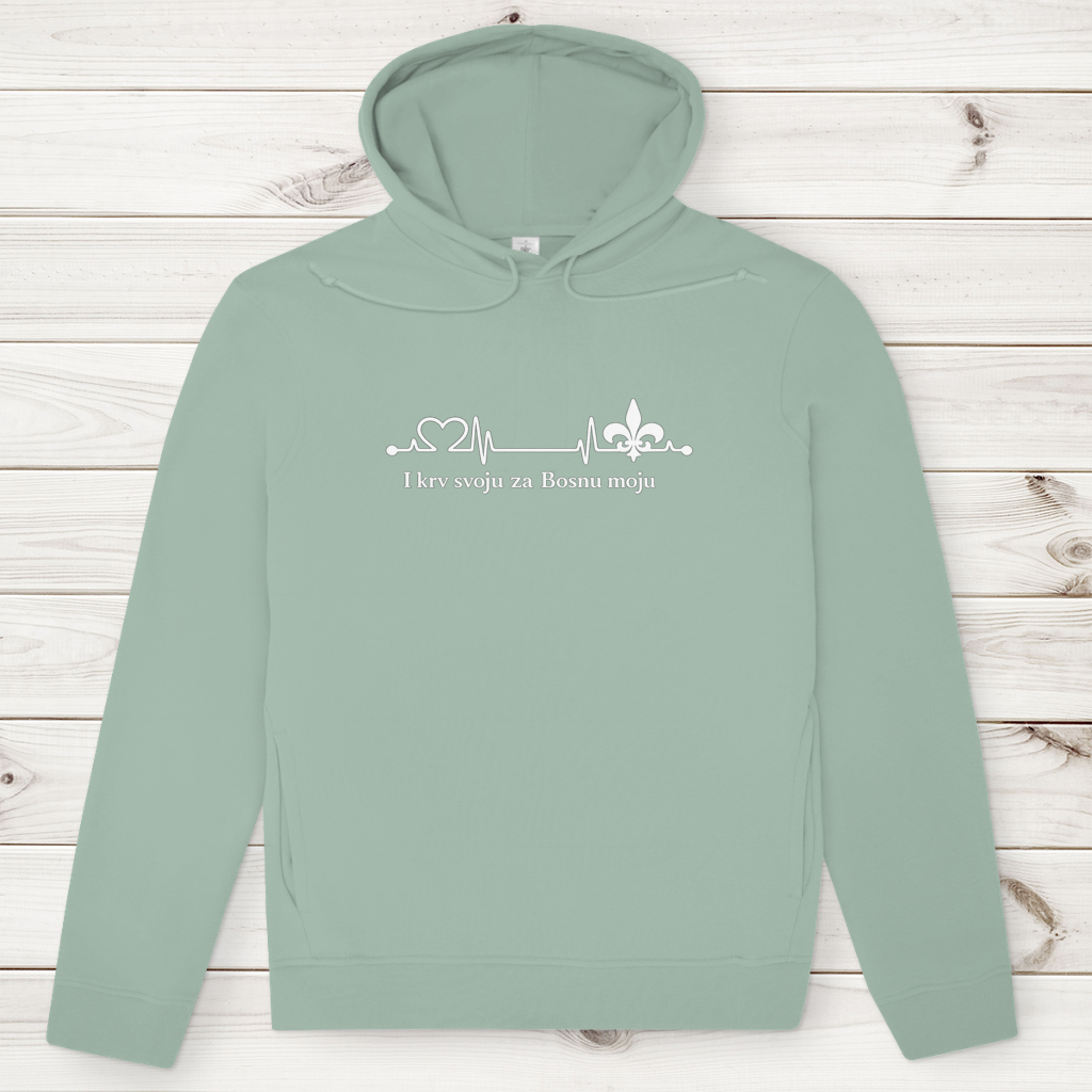 Men's Premium Organic Hoodie – Za Bosnu Moju | Front Print
