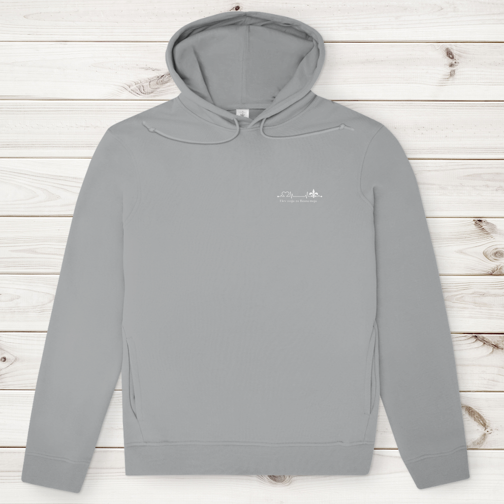 Men's Premium Organic Hoodie – Za Bosnu Moju | Left Chest
