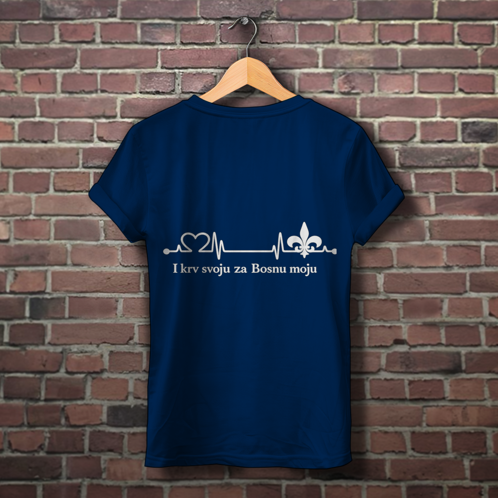 Women's Premium Organic T-Shirt – For My Bosnia | Back Print