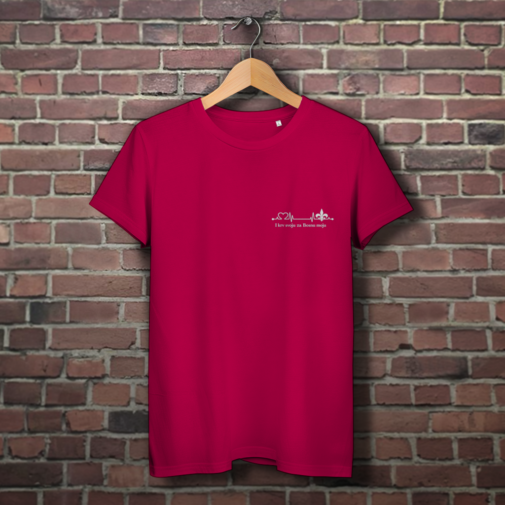 Women's Premium Organic T-Shirt – Za Bosnu Moju | Left Chest