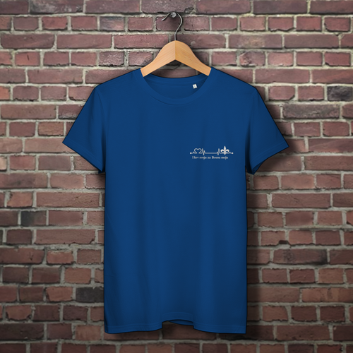 Damen Premium Bio T-Shirt – Za Bosnu Moju | Links Brust