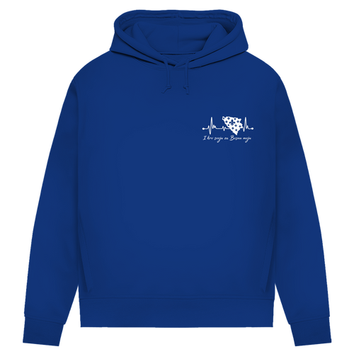Women's Premium Organic Hoodie Bosnia – Bosna Heartbeat | Left Chest
