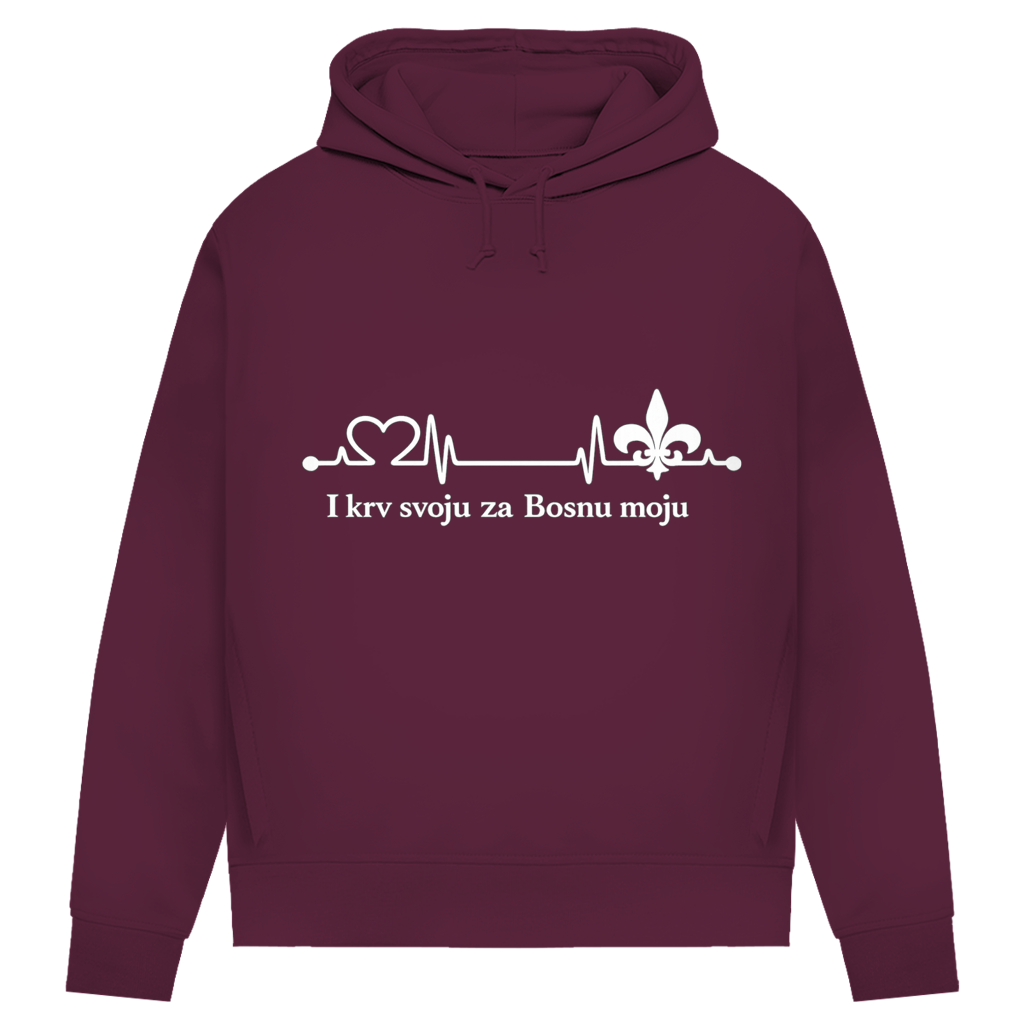 Women's Premium Organic Hoodie - To My Bosnia | Frontprint