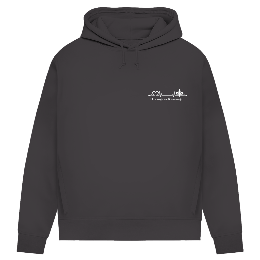 Women's Premium Organic Hoodie – Za Bosnu Moju | Left Chest