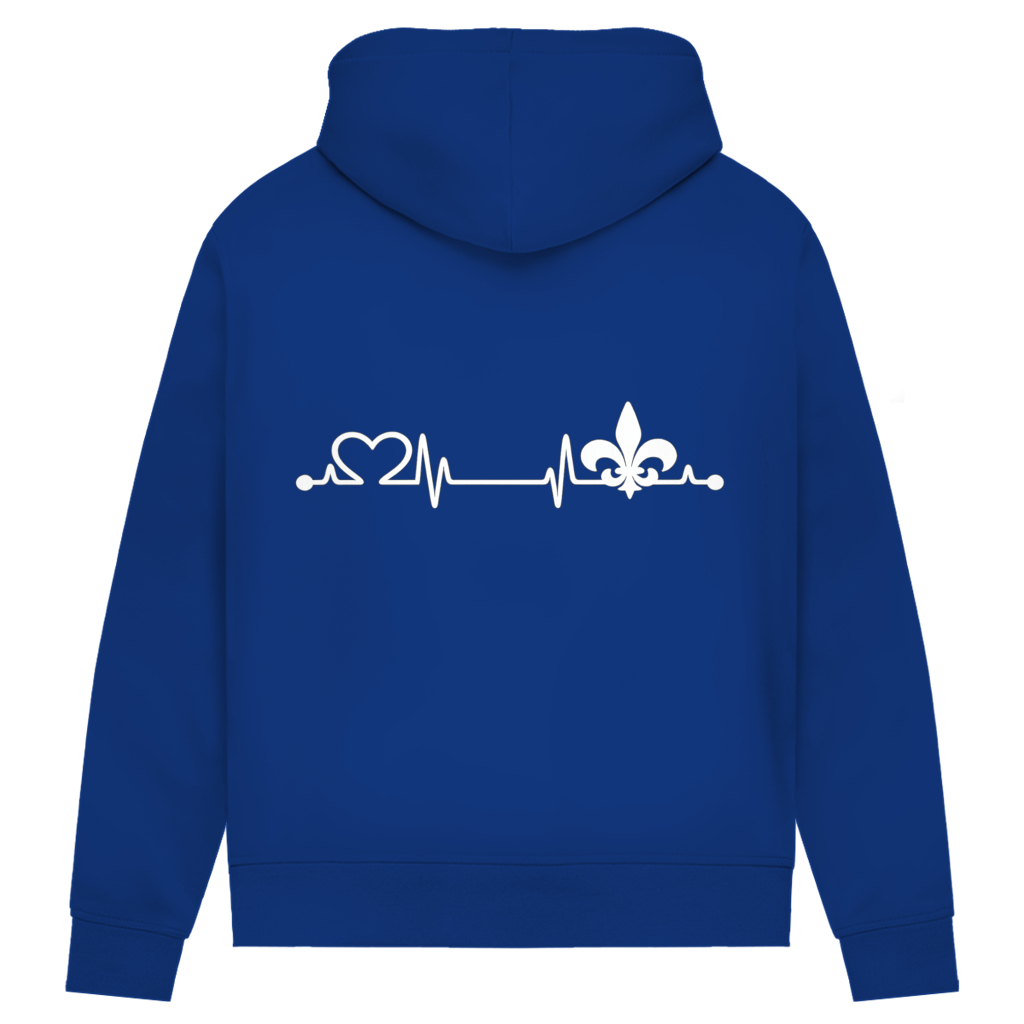 Women's Premium Organic Hoodie – Heart of Bosnia | Back Print