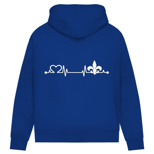 Damen Premium Bio Hoodie – Srce Bosne | Rückenprint