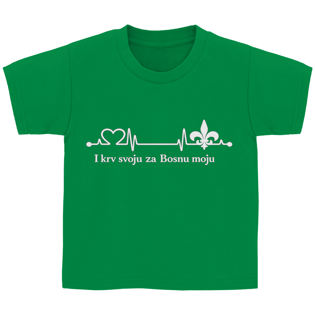 Kids' Basic T-Shirt – For My Bosnia | Front Print