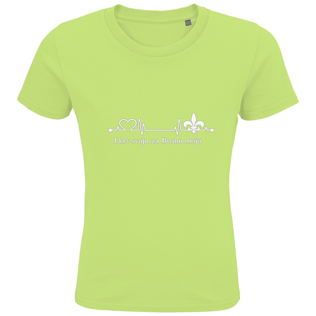 Kids Premium Organic T-Shirt - For My Bosnia | Front Print