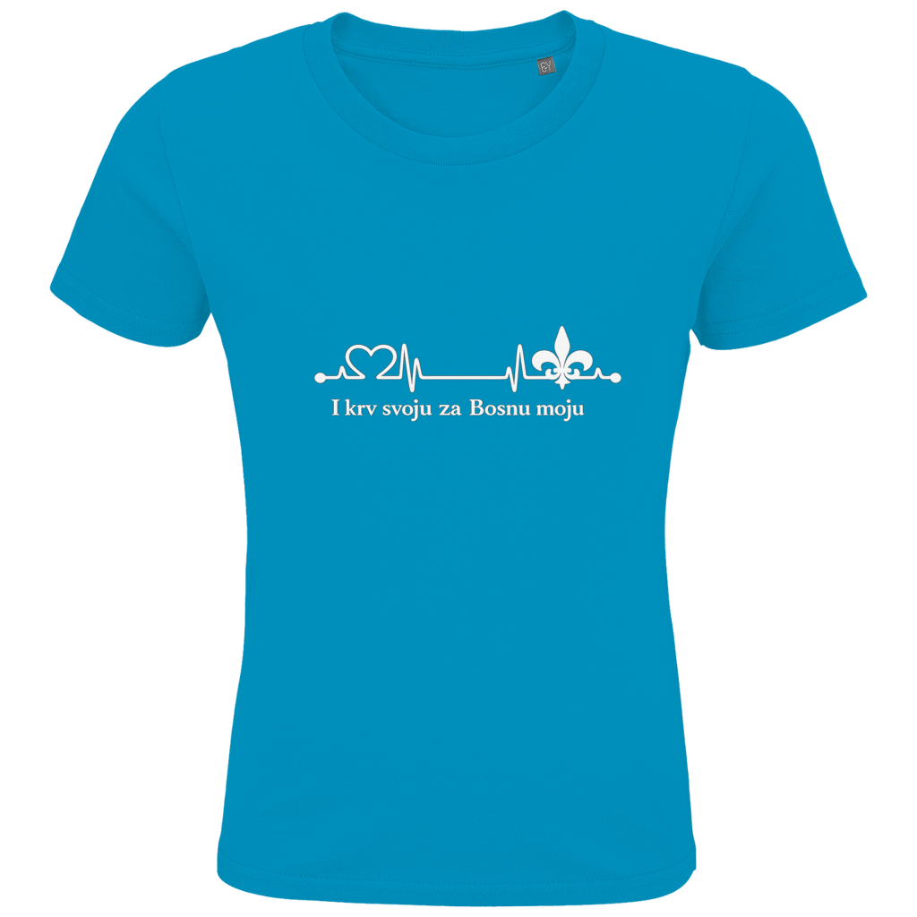 Kids Premium Organic T-Shirt - For My Bosnia | Front Print