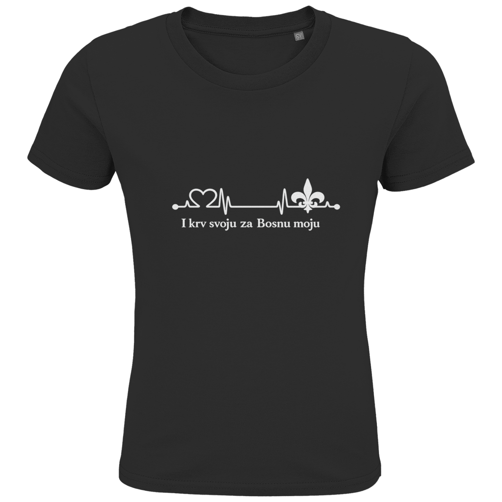 Kids Premium Organic T-Shirt - For My Bosnia | Front Print