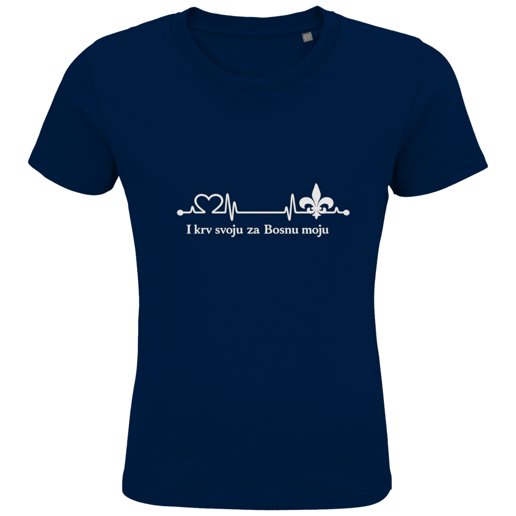 Kids Premium Organic T-Shirt - For My Bosnia | Front Print