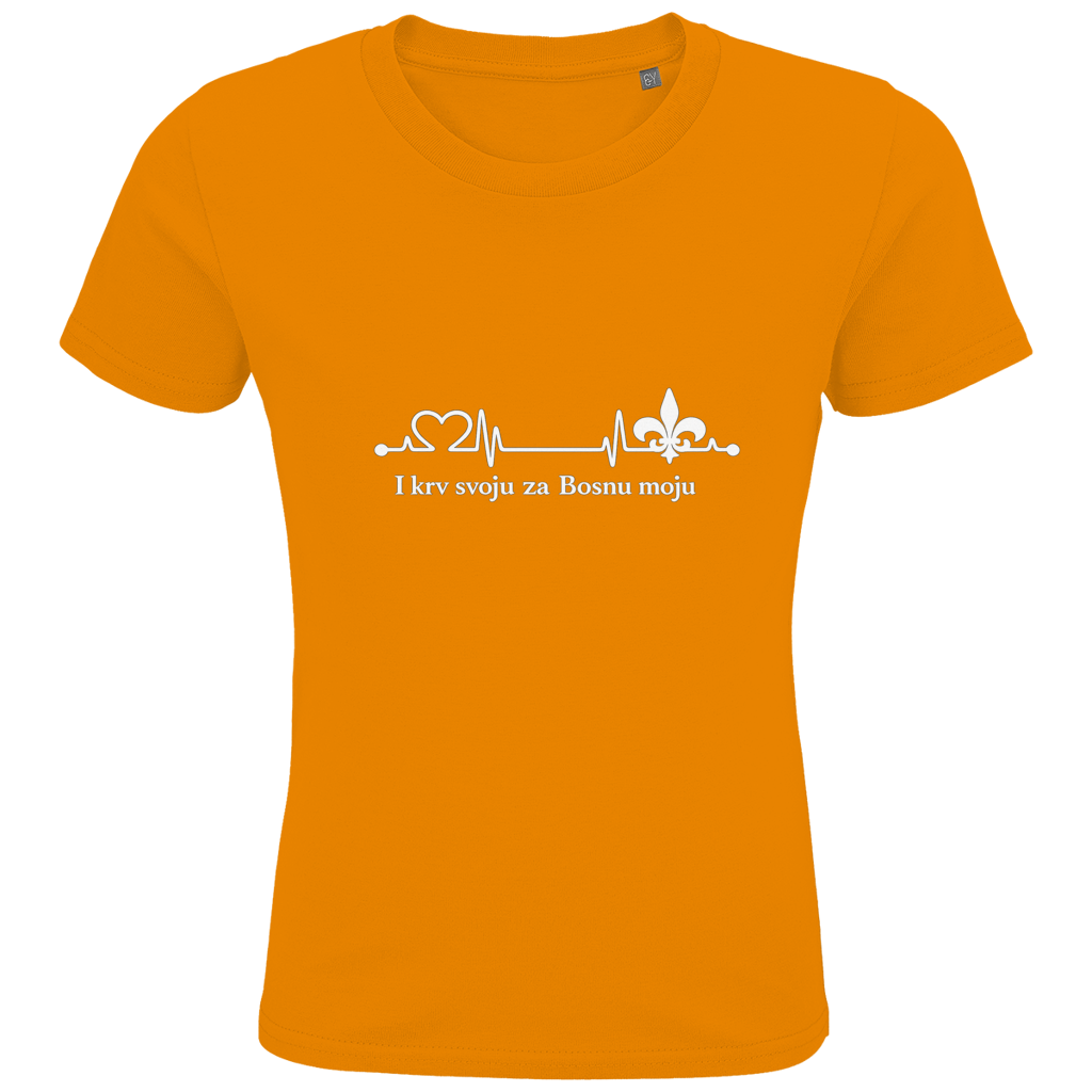 Kids Premium Organic T-Shirt - For My Bosnia | Front Print