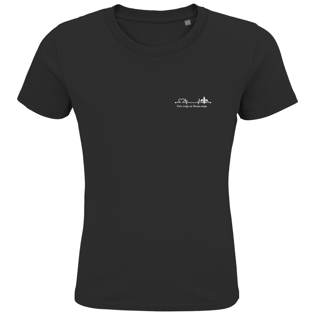 Kids Premium Bio T-Shirt – Za Bosnu Moju | Links Brust