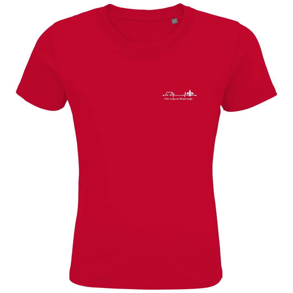 Kids Premium Bio T-Shirt – Za Bosnu Moju | Links Brust