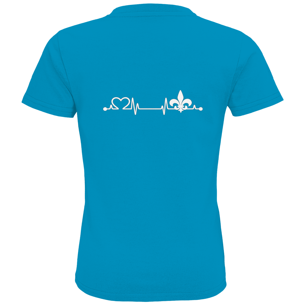 Kids Premium Organic T-Shirt - Heart of Bosnia | Back Print