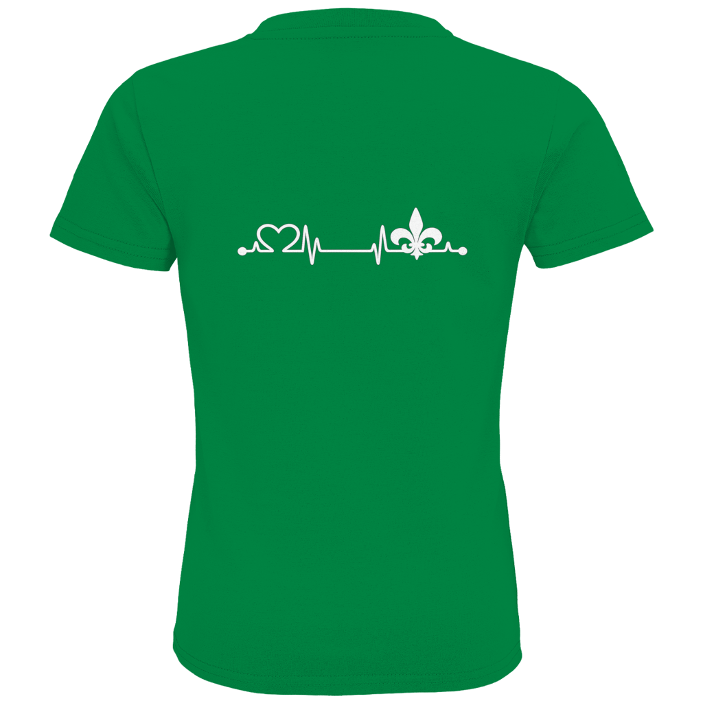 Kids Premium Organic T-Shirt - Heart of Bosnia | Back Print