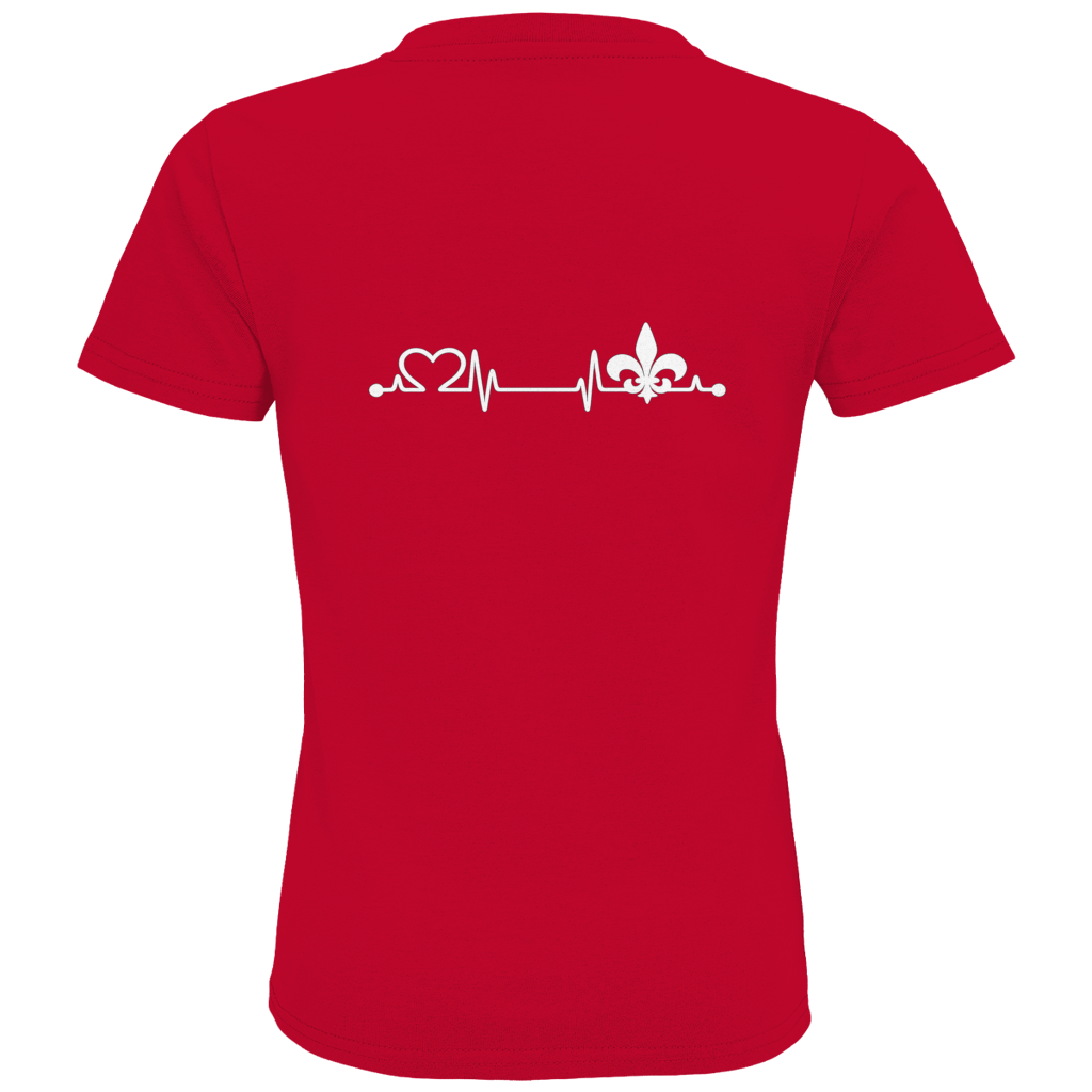 Kids Premium Organic T-Shirt - Heart of Bosnia | Back Print