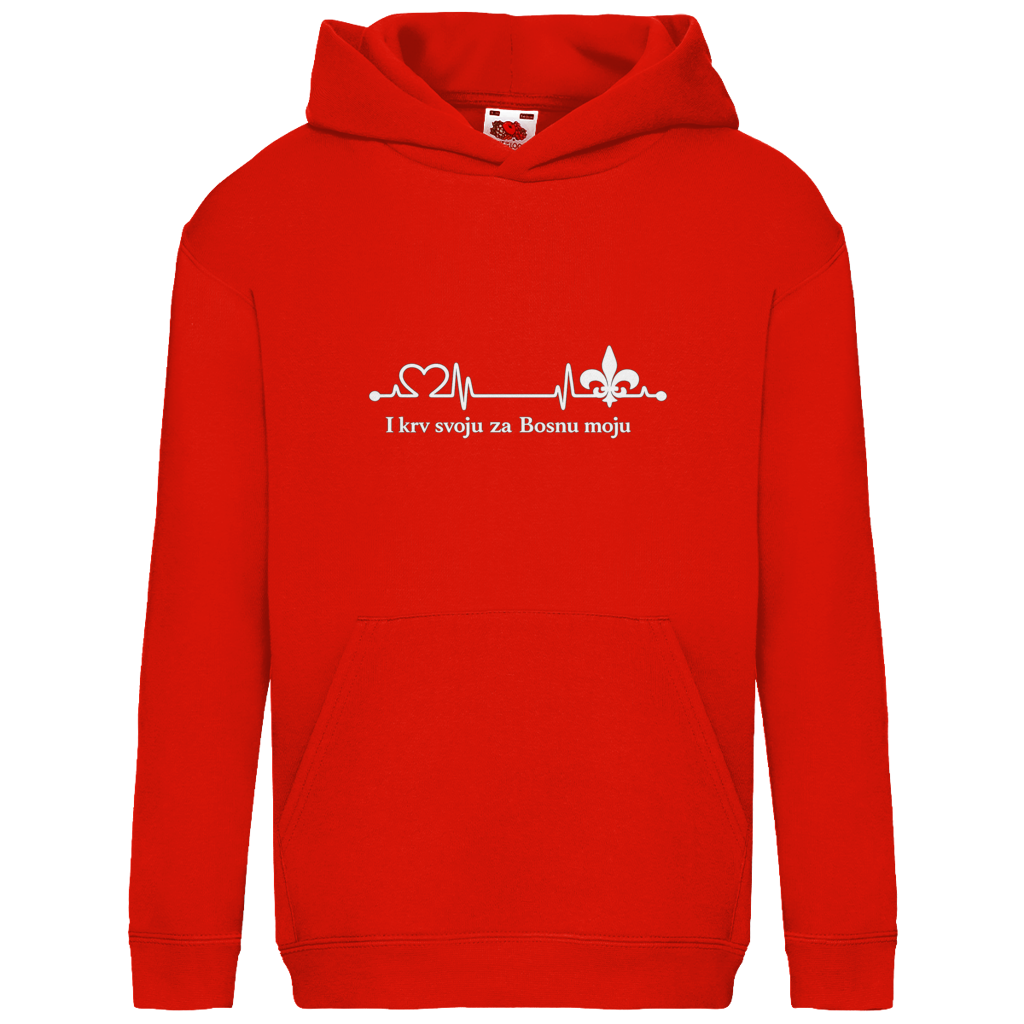 Kids Basic Hoodie – Za Bosnu Moju | Frontprint