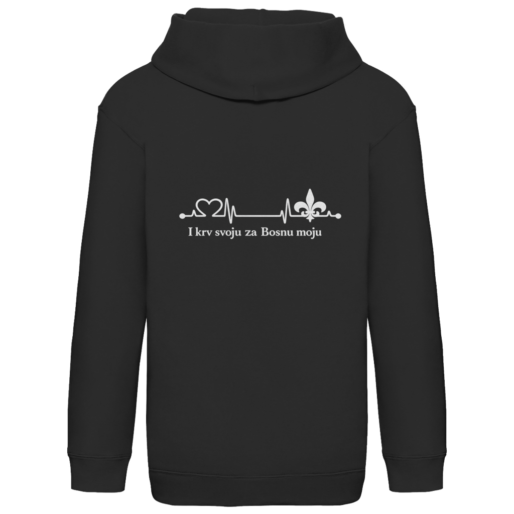 Kids Basic Hoodie – Za Bosnu Moju | Rückenprint