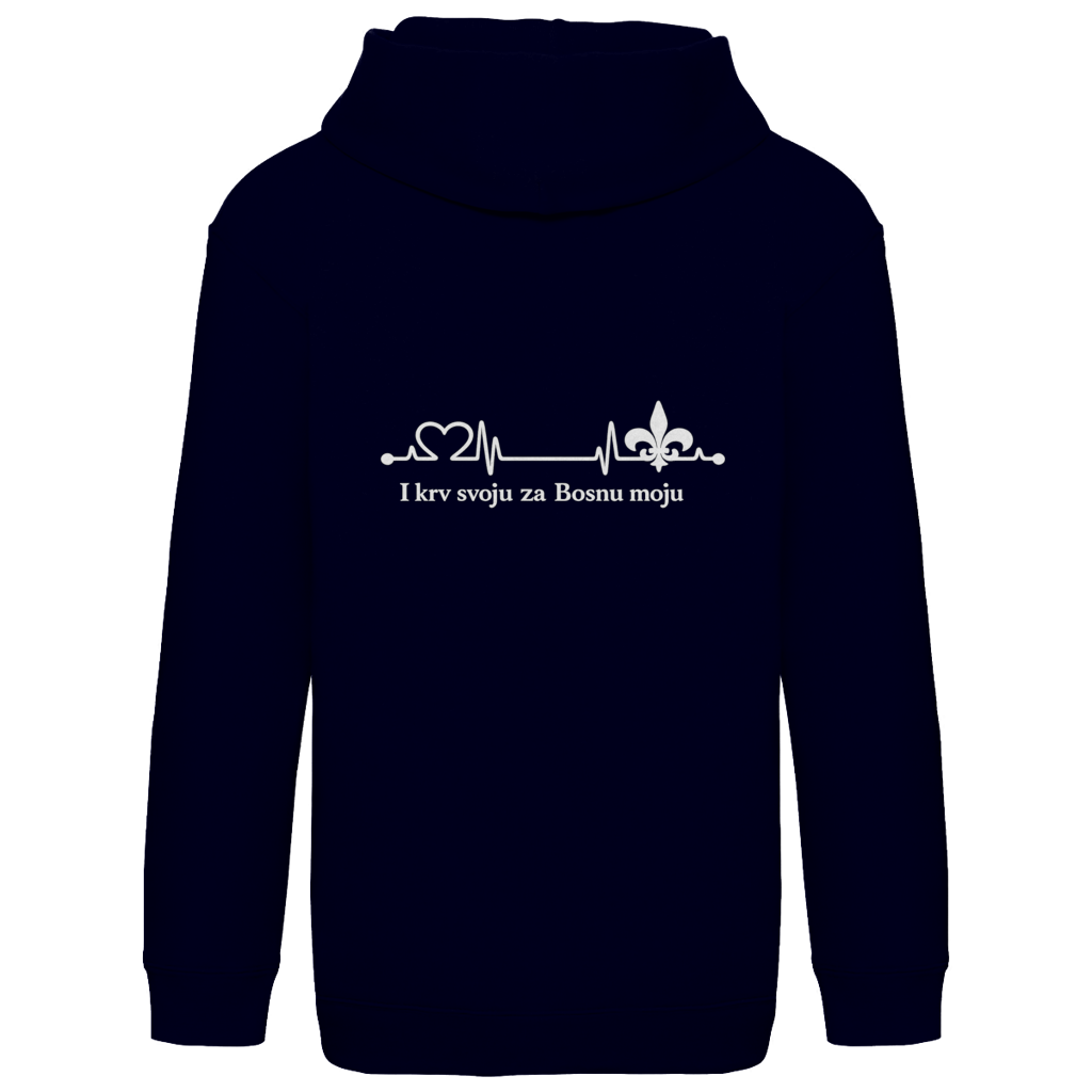 Kids Basic Hoodie – Za Bosnu Moju | Rückenprint