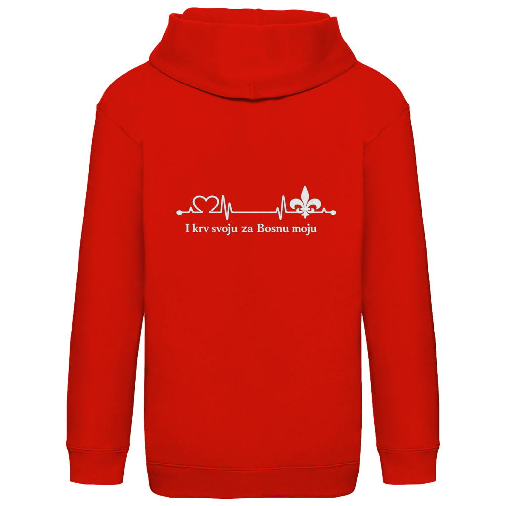 Kids Basic Hoodie – Za Bosnu Moju | Rückenprint
