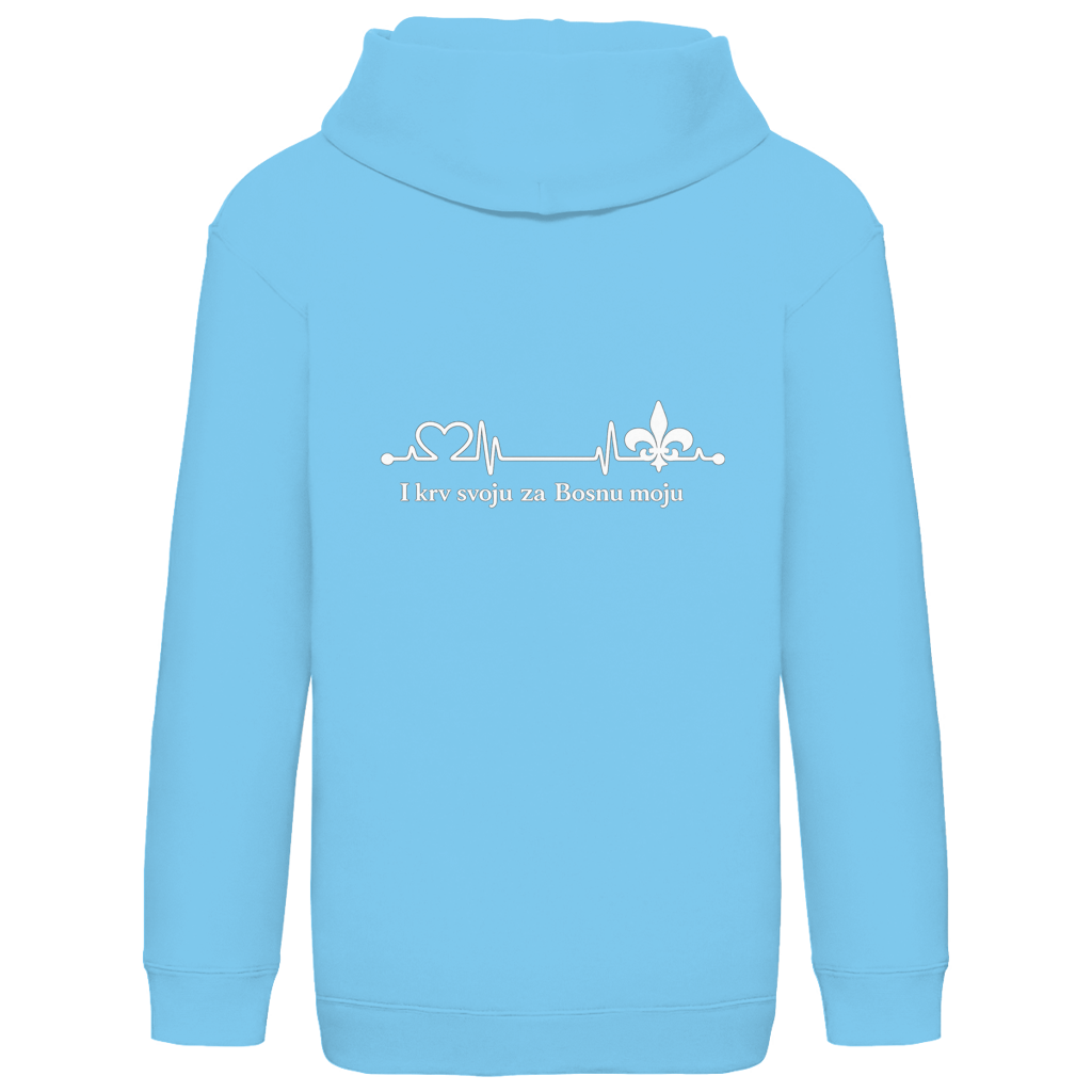 Kids Basic Hoodie – Za Bosnu Moju | Rückenprint