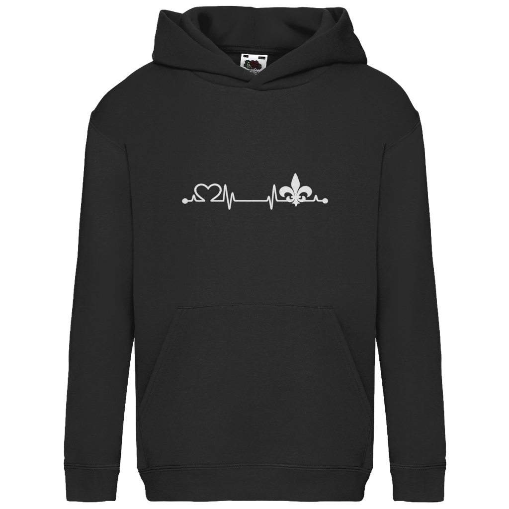 Kids Basic Hoodie - Heart of Bosnia | Front Print