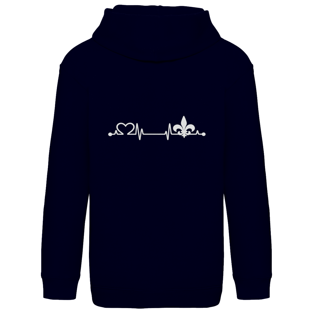 Kids Basic Hoodie – Heart of Bosnia | Back Print