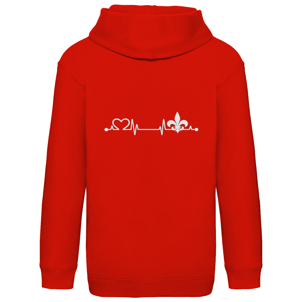Kids Basic Hoodie – Heart of Bosnia | Back Print