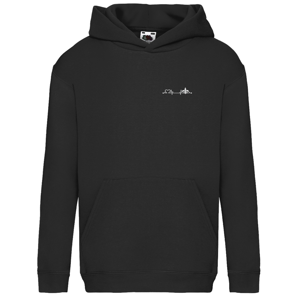 Kids Basic Hoodie - Heart of Bosnia | Left Chest