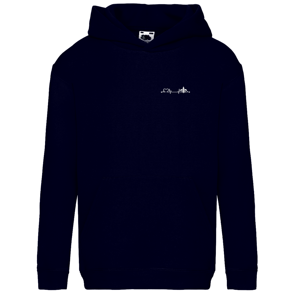 Kids Basic Hoodie - Heart of Bosnia | Left Chest