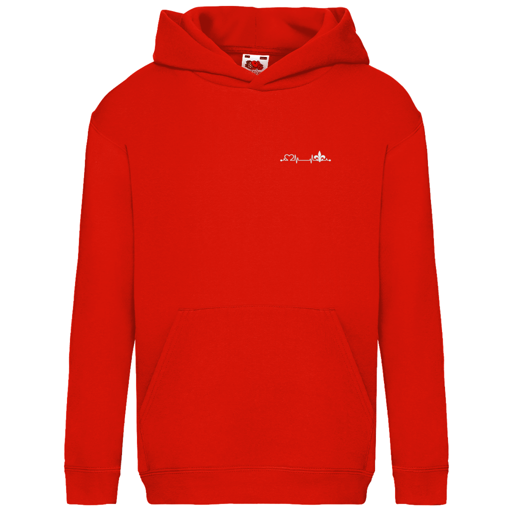 Kids Basic Hoodie - Heart of Bosnia | Left Chest