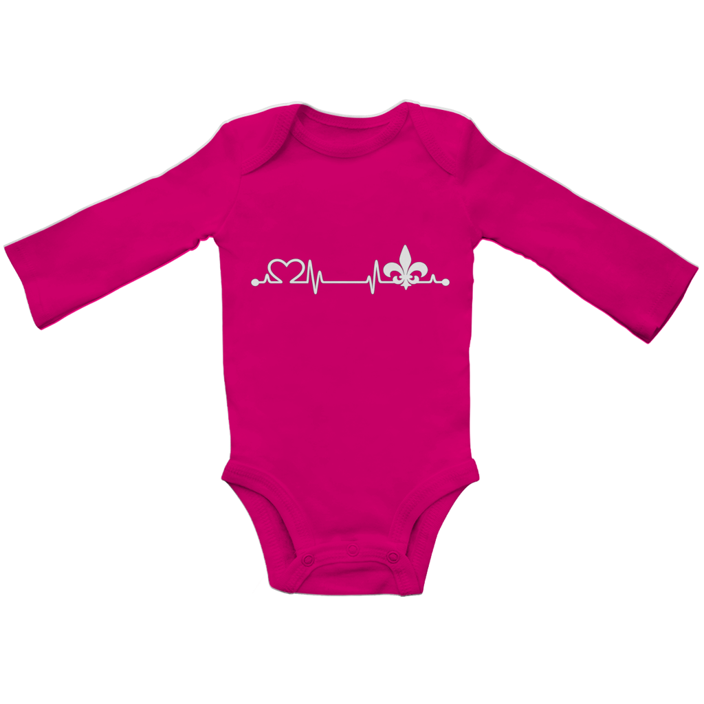 Baby Bio Long-Sleeve Bodysuit – Heart of Bosnia | Front Print