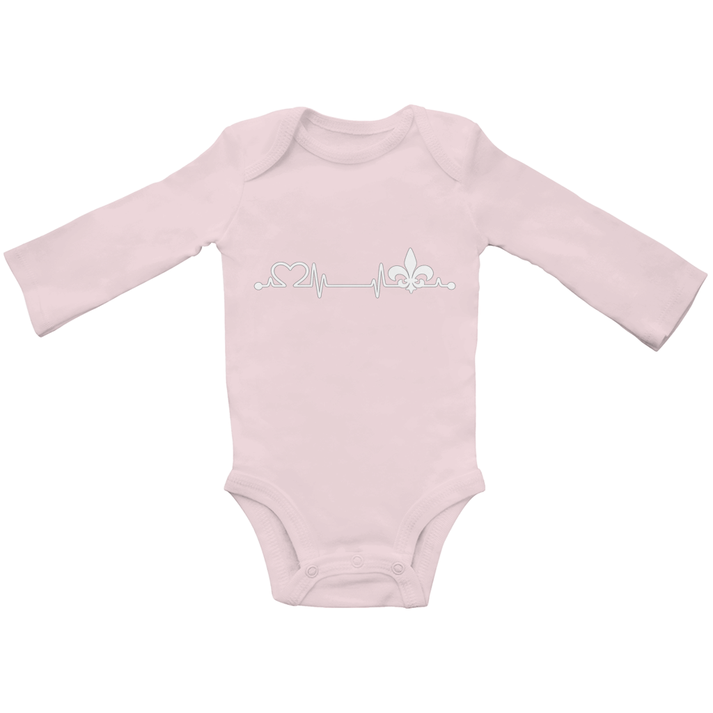 Baby Bio Long-Sleeve Bodysuit – Heart of Bosnia | Front Print