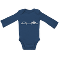 Baby Bio Long-Sleeve Bodysuit – Heart of Bosnia | Front Print