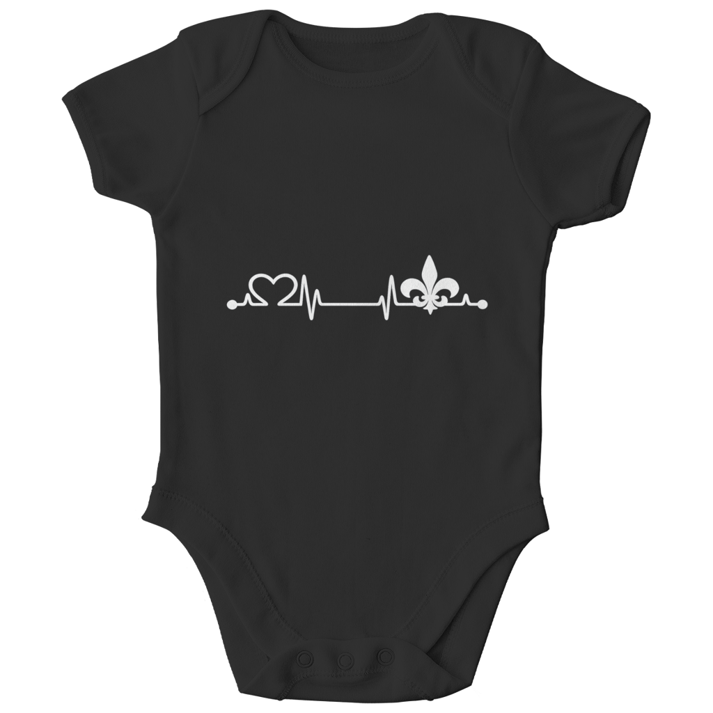 Children's Organic Bodysuit – Heart of Bosnia | Front Print