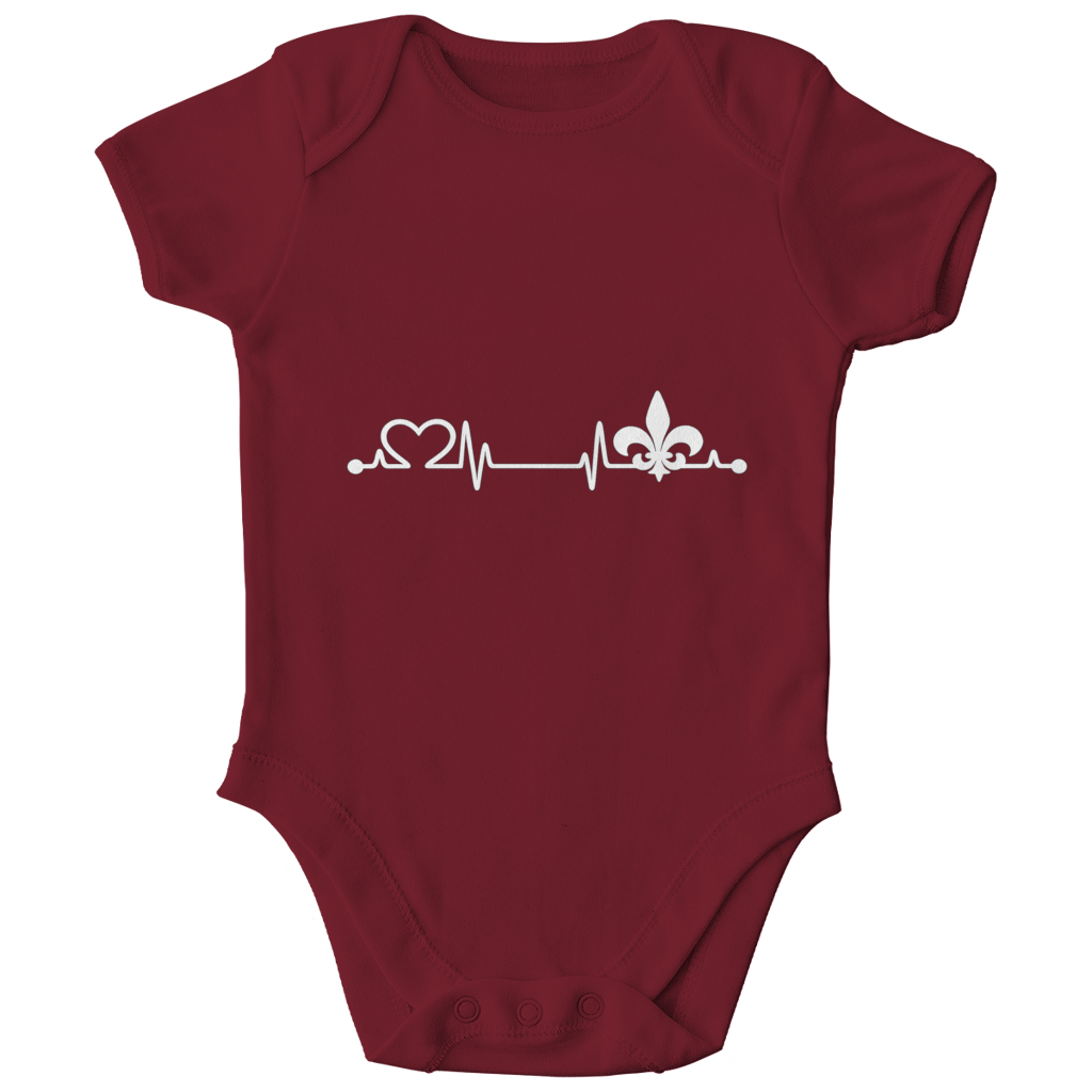 Children's Organic Bodysuit – Heart of Bosnia | Front Print