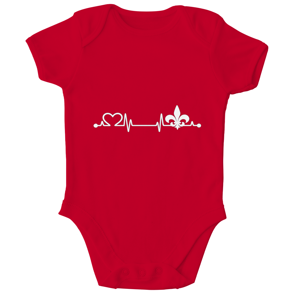 Children's Organic Bodysuit – Heart of Bosnia | Front Print